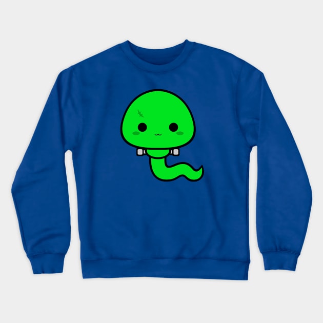 Cute Kawaii Sperm Frankenstein's Monster Crewneck Sweatshirt by alien3287